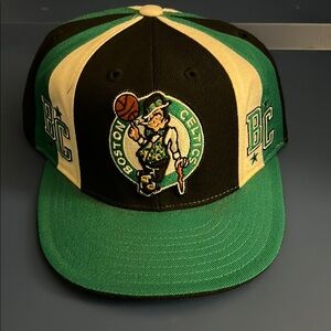 Mitchell & Ness Green and Black Celtics Game Cap